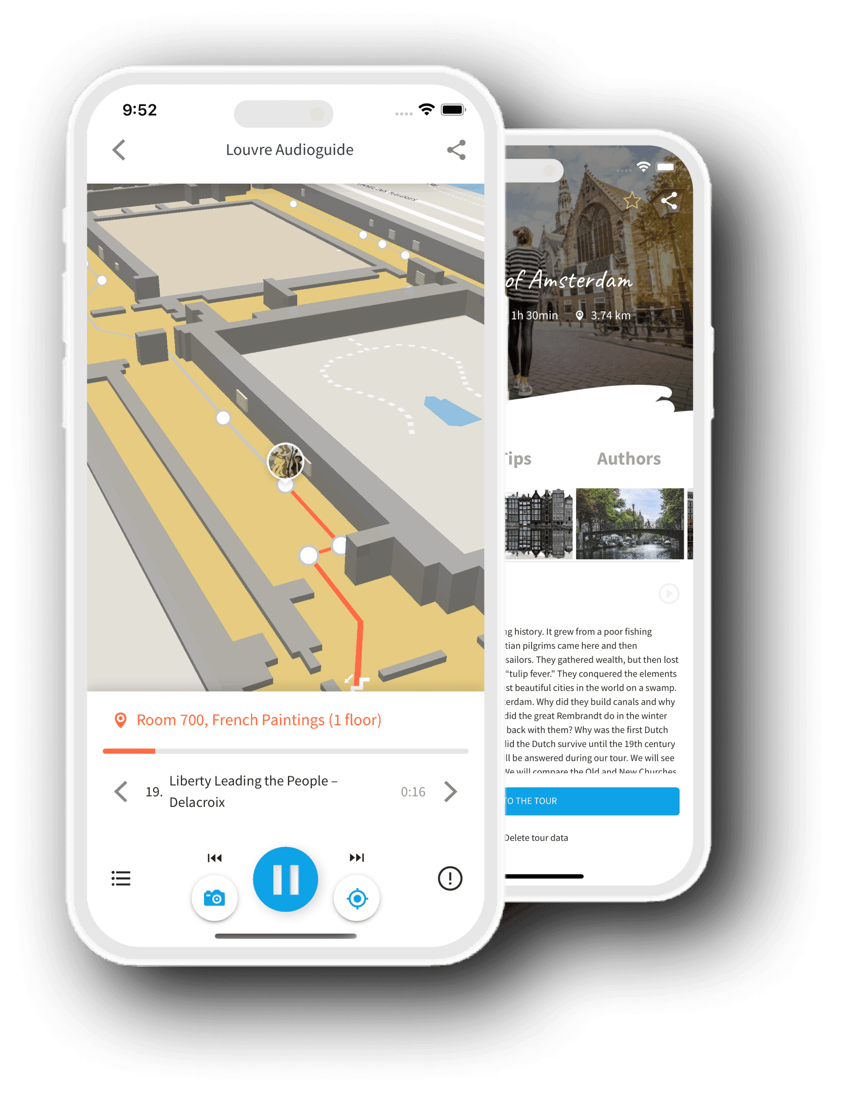 TouringBee — Audio Travel Guides screenshot