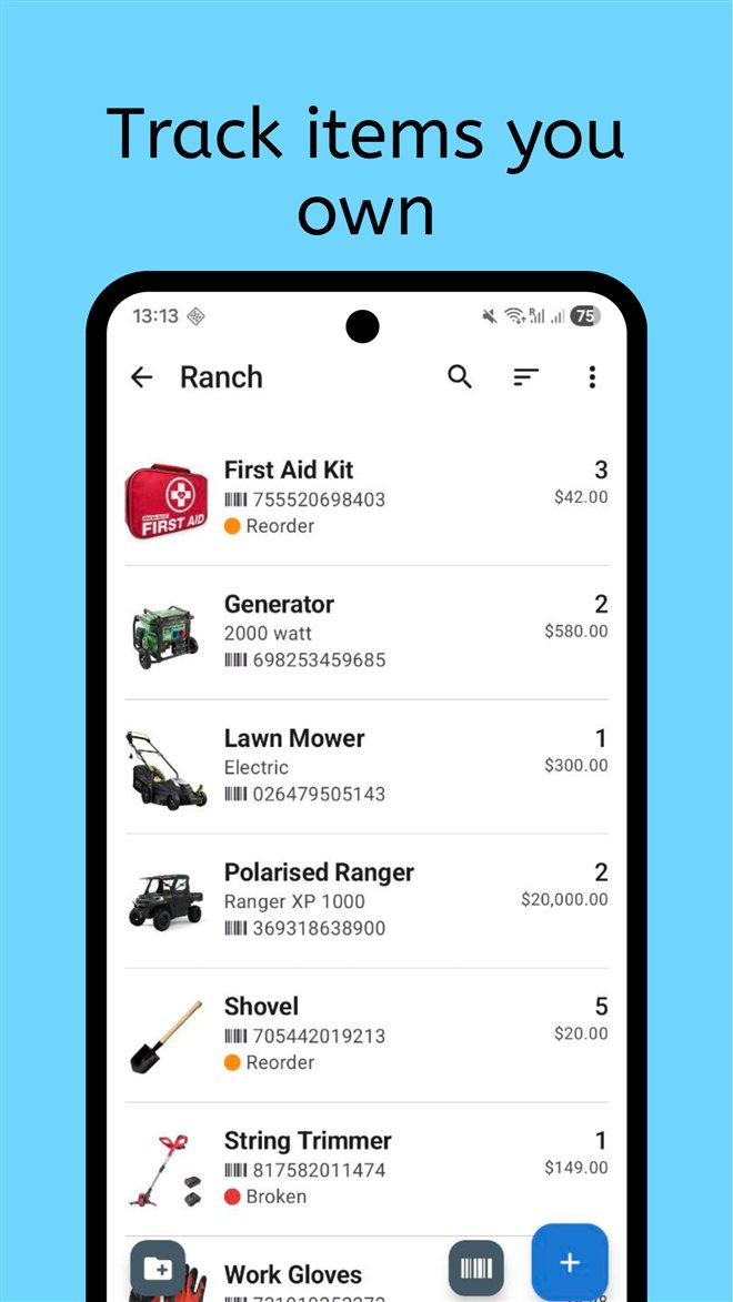 Collection & Inventory Tracker screenshot 1